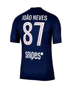 Billige Fotballdrakt Paris Saint-Germain Joao Neves #87 Replika Hjemmedrakt 2025-26 Kortermet Billige Fotballdrakt Paris Saint-Germain Joao Neves #87 Replika Hjemmedrakt 2025-26 Kortermet